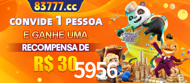 Banner institucional da 5956 sobre parceria de marcas e criação de uma marca de excelência, apresentando os mascotes de jogos populares como o Fortune Tiger.